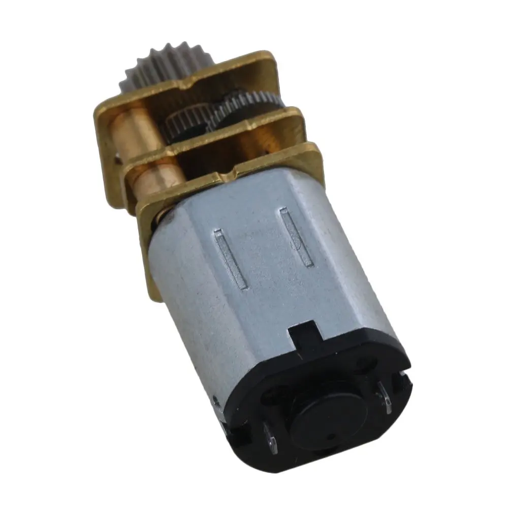 Серебристый N20 DC 12V 67RPM Мини 3D печать металлический редуктор | Обустройство дома