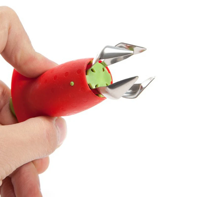 

Strawberry tomato stem remover Straw remover Fruits and vegetables fast sheller peel Go to the leaf tool kitchen accessories