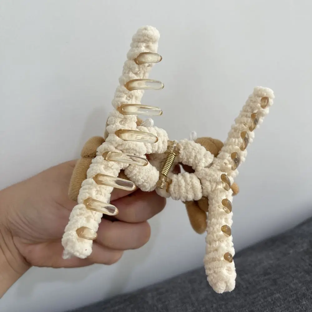 1 шт. милый плюшевый медведь головной убор модный мультяшный молочный чай кольцо