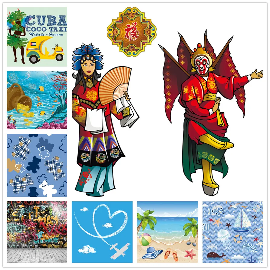 Алмазная живопись сделай сам вышивка крестиком пекинской оперы алмазная