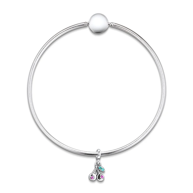 CKK подходит для браслета Pandora ME My Cherry Подвески изготовления украшений из серебра