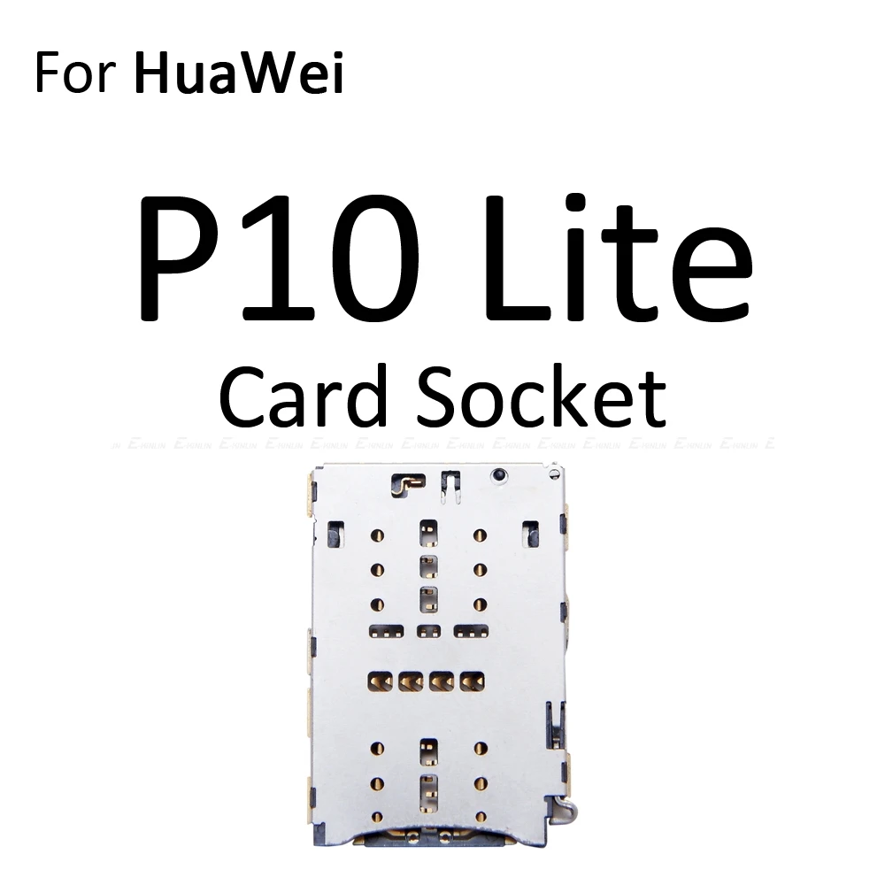 

Micro SD Sim Card Tray Socket Reader Connector Adapter For HuaWei P10 Lite WAS-LX1 LX1A LX2 LX2J LX3 L03T Holder Slot Container