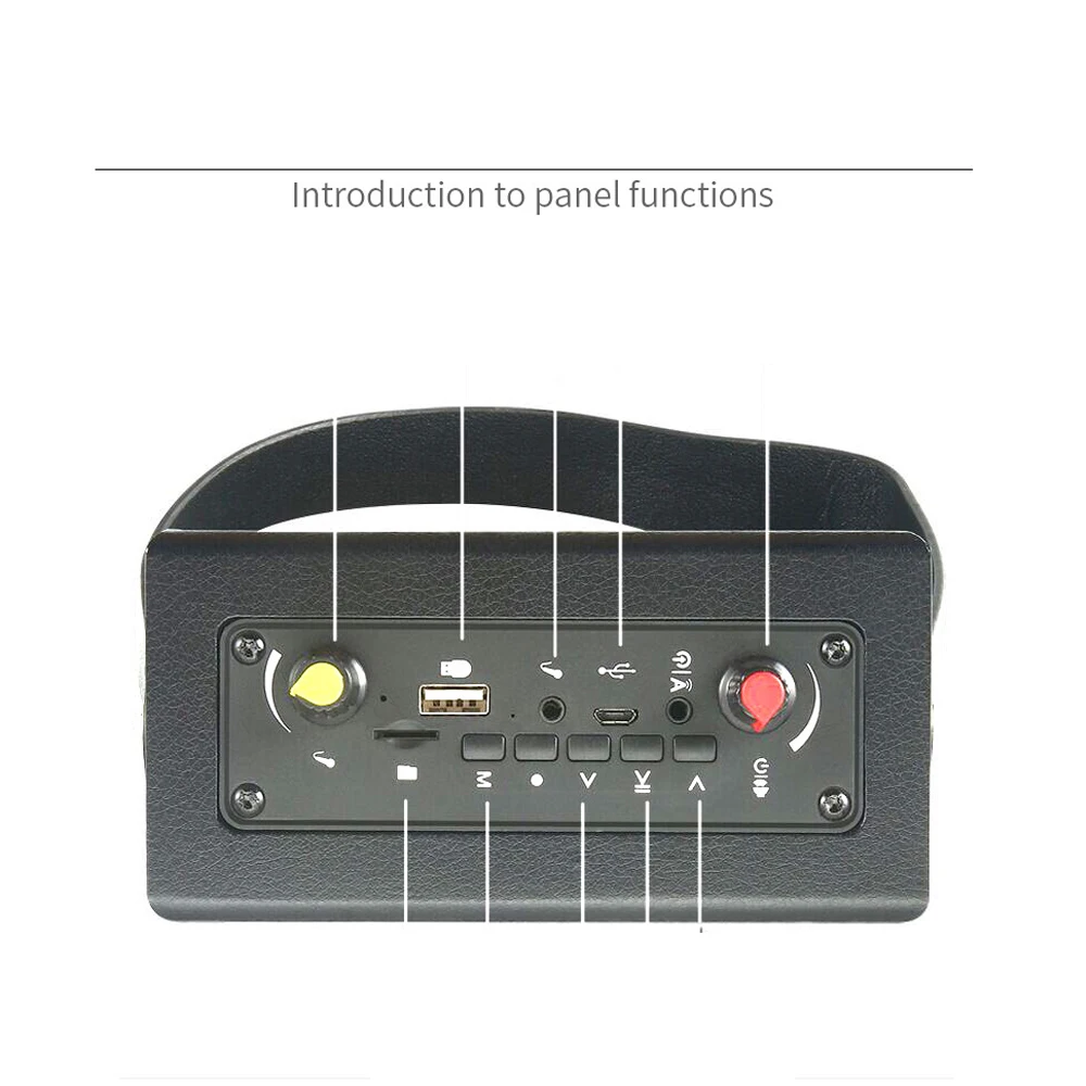 Wood Wireless Bluetooth Speaker Support TF Card U-disk AUX FM Radio Phone Computer Outdoor Promotion Gift Portable Subwoofer | Электроника