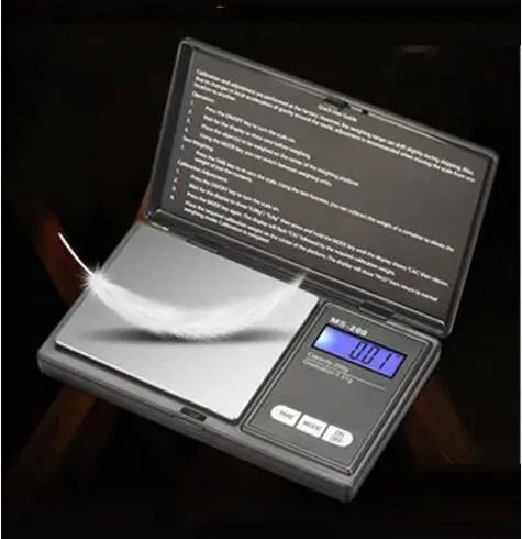 

Точные цифровые весы 500 г/0,01 г, электронные весы для золота, ювелирных изделий, драгоценных камней, лекарств, трав, цифровой безмен с ЖК-диспл...