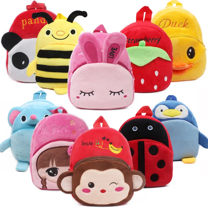 

Mochila Preescolar Toy Story Backpack Mini School Bag Bolsa Infantil Menina Dinosaur Panda Girl Butterfly White Plush Packbags