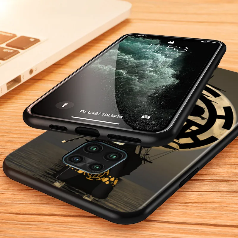 

Silicone Cover Anime Trafalgar Law Sign For Xiaomi Redmi 9A 9C Note 9 9S Pro Max 8T 8 7 6 5 Pro 5A 4X 4 Prime Phone Case