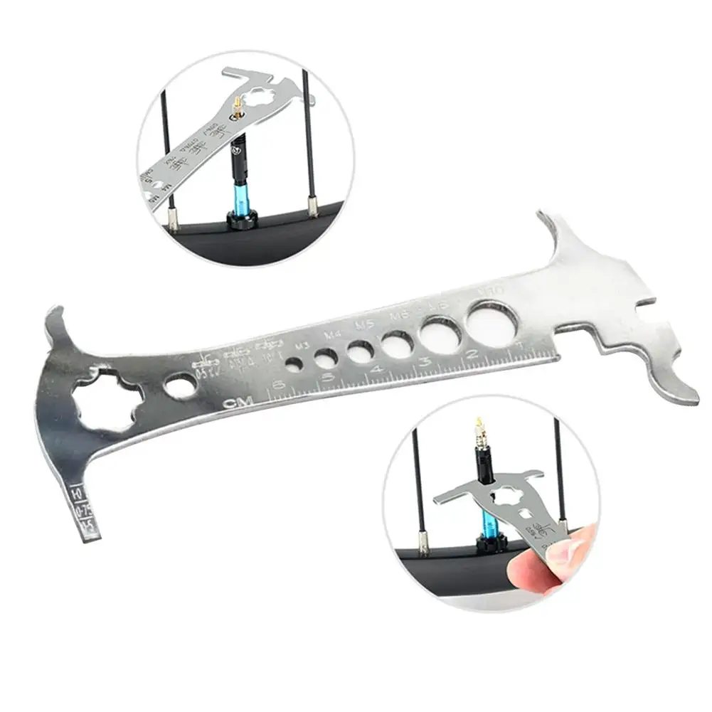 

Прибор для проверки цепи велосипеда, портативный индикатор износа цепи, аксессуар для велосипеда, прибор для проверки цепи велосипеда, инст...