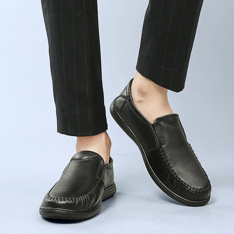 

newpara zapatos casuales informales men Men's men's black sapato casual masculino man for 2020 cuero sale comfortable