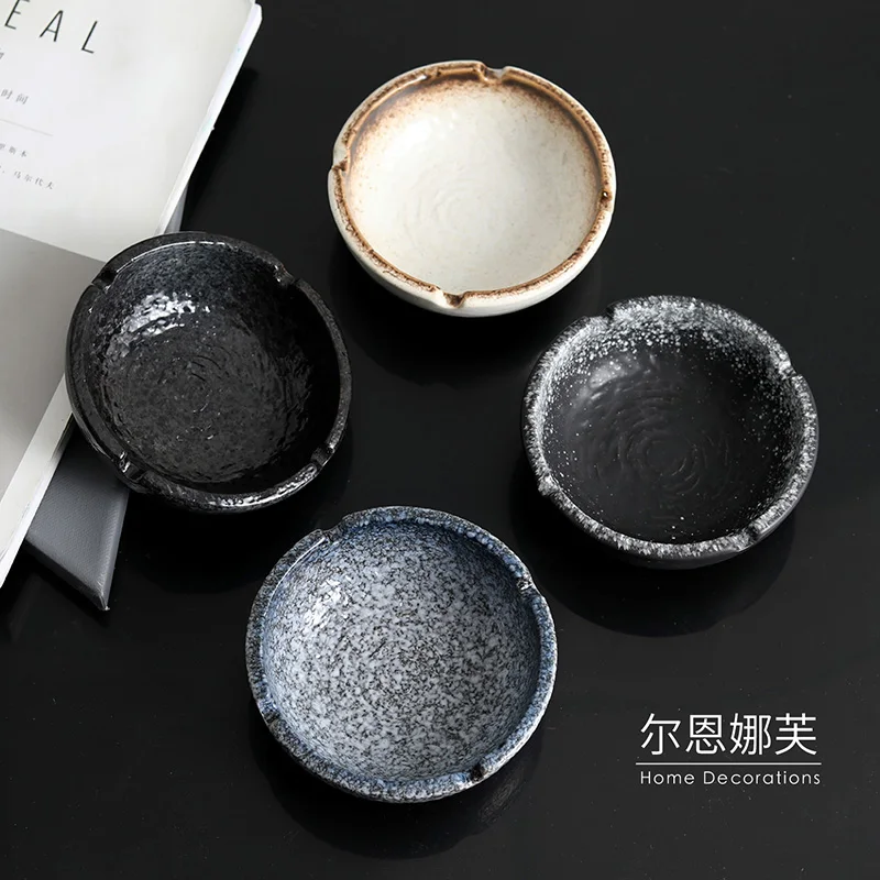 

Ceramic ashtray small household fashion home living room creative tea table ornament decoration