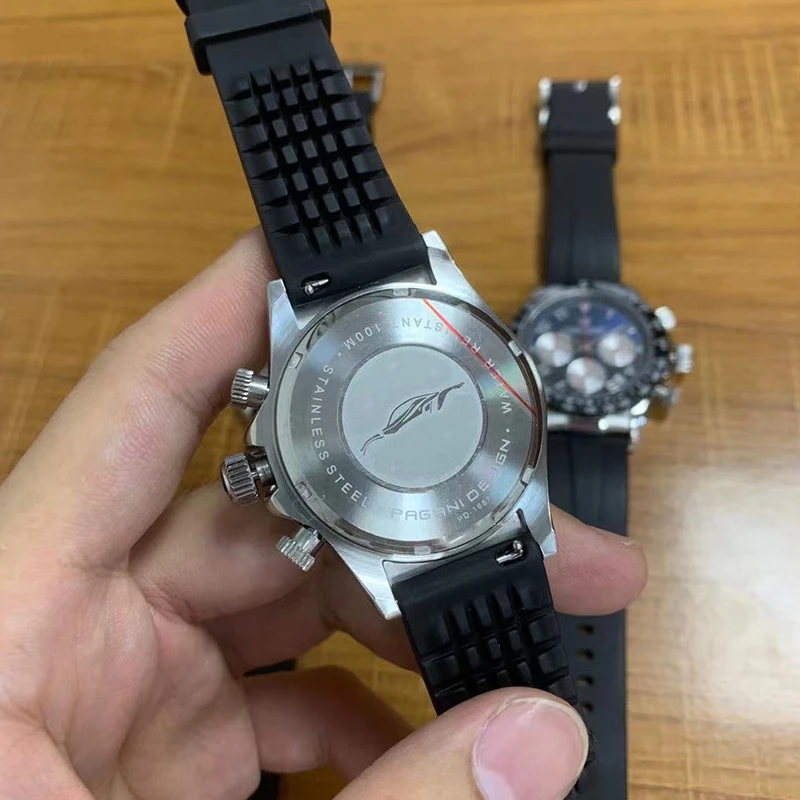 

PAGANI DESIGN 40mm Classic Luxury Men Chronograph Top Brand Sapphire Glass Quartz Watch Stainless Steel Sports Waterproof Clock
