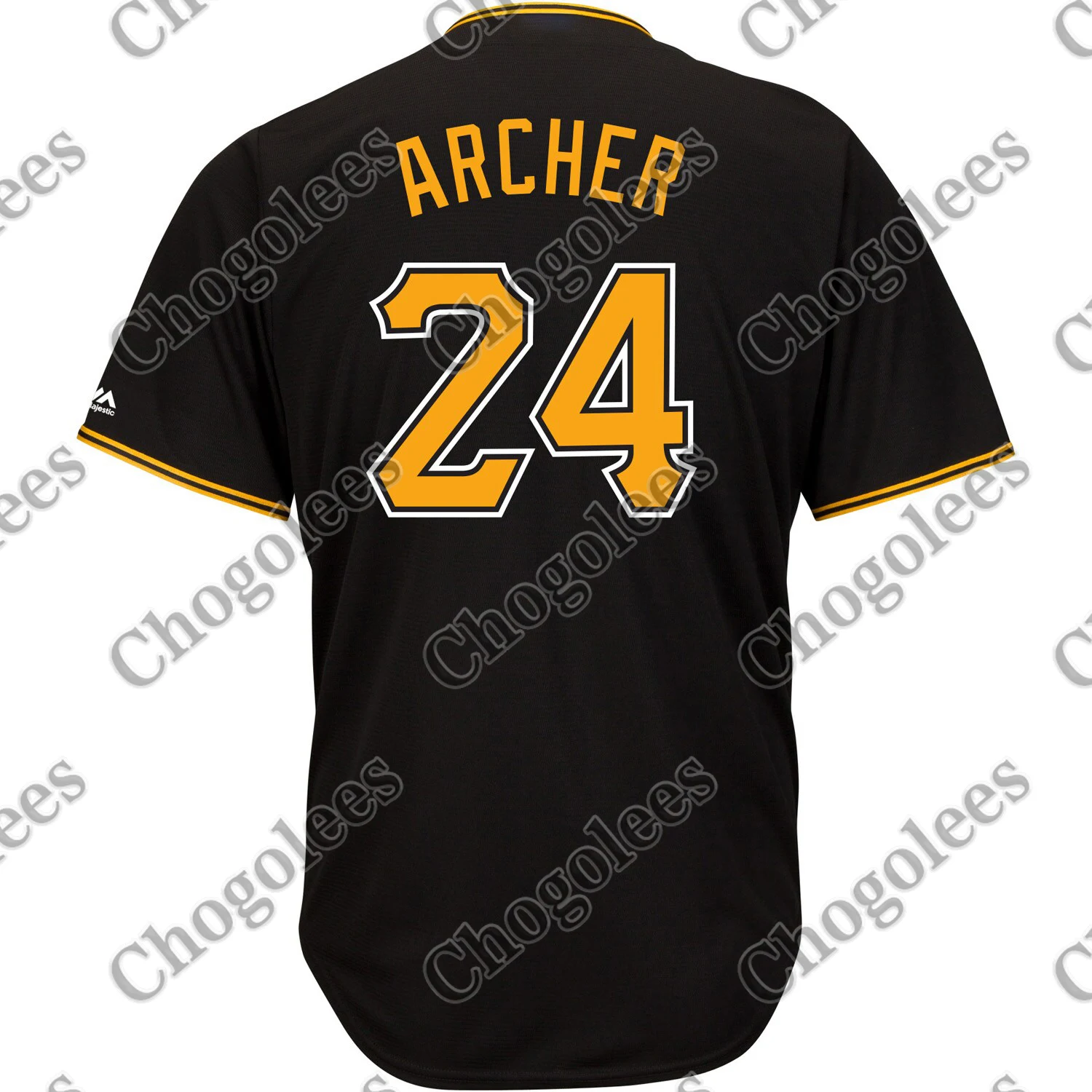 

Baseball Jersey Chris Archer Pittsburgh Majestic Alternate Cool Base Player Jersey - Black