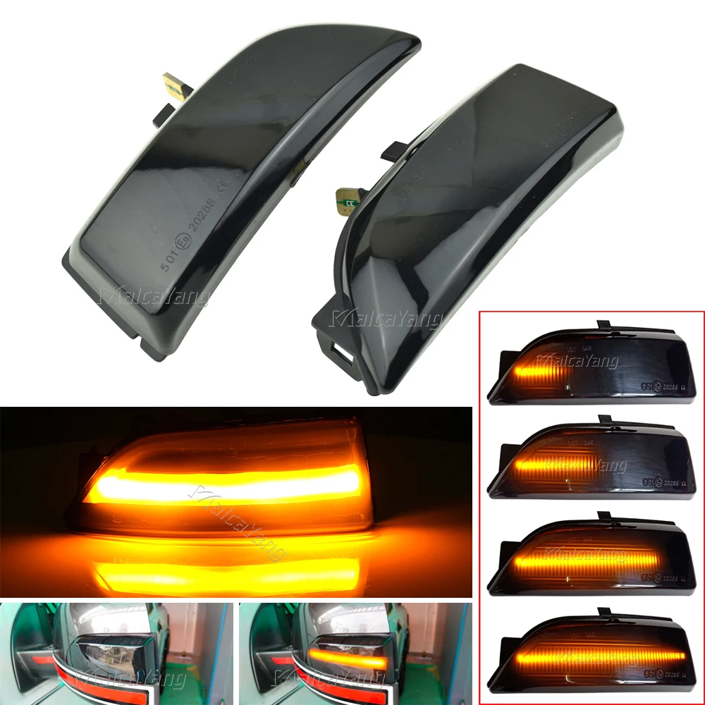 

For Ford Everest 2015-2019 Ranger T6 Raptor Wildtrak LED Dynamic Turn Signal Side Mirror Sequential Blinker Indicator Light