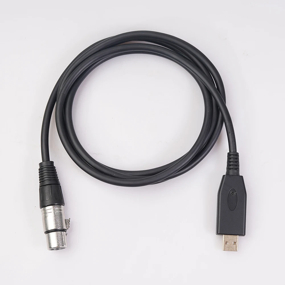 

2m 3m USB Microphone Cable for Karaoke Microphone USB Male to XLR Female Adapter Audio Cord Mic Cable for Recording Singing