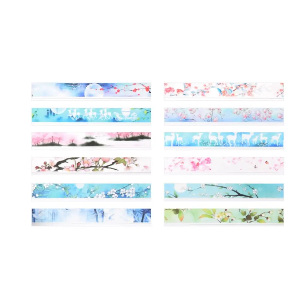 Декоративная Васи-лента с красивыми цветами и водопадами Маскировочная лента