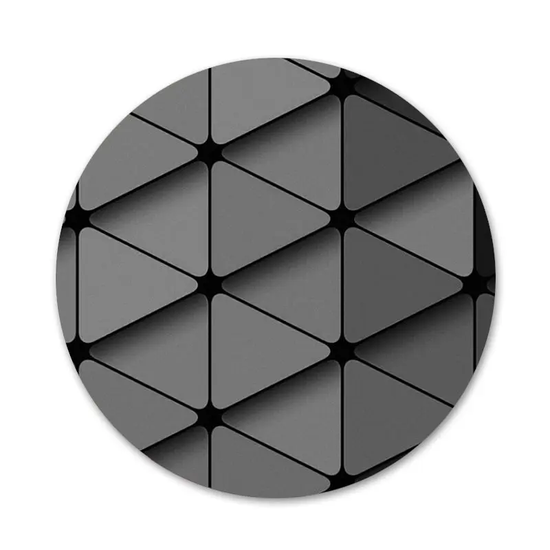 Геометрические значки 58 мм украшения броши металлические для одежды рюкзака |