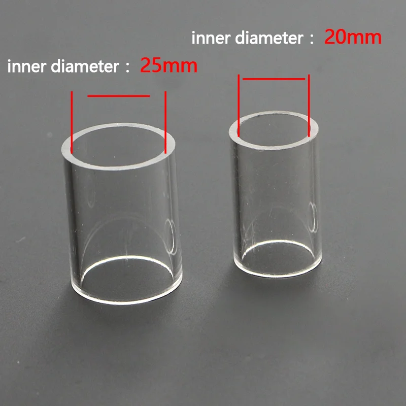 

Acrylic Straight Connector Transparent Pipe Coupling Water Pipe Connector Aquarium Fish Tank Accessories 1 Pcs