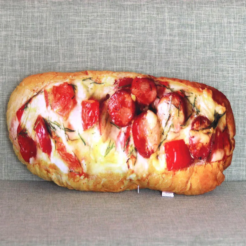 ham bread Имитационный хлеб, декоративная подушка для дивана, стула, плюшевые игрушки, мягкая кукла, декор детской комнаты, подушки, подушки для автомобиля - Цвет: ham bread