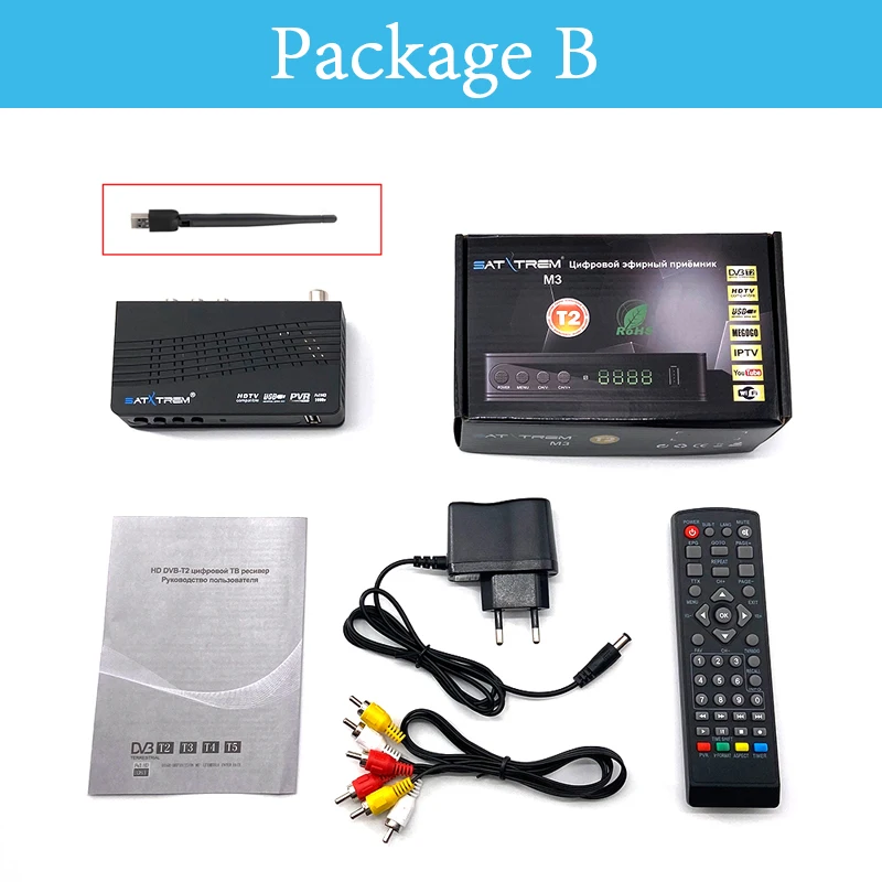Satxtrem M3 Dvb t2 ТВ-тюнер Dvb C телеприставка комбо digitale terrestre tdt приемник DVB T/T2 с AC3 PVR HD ТВ DVB-T2 декодер