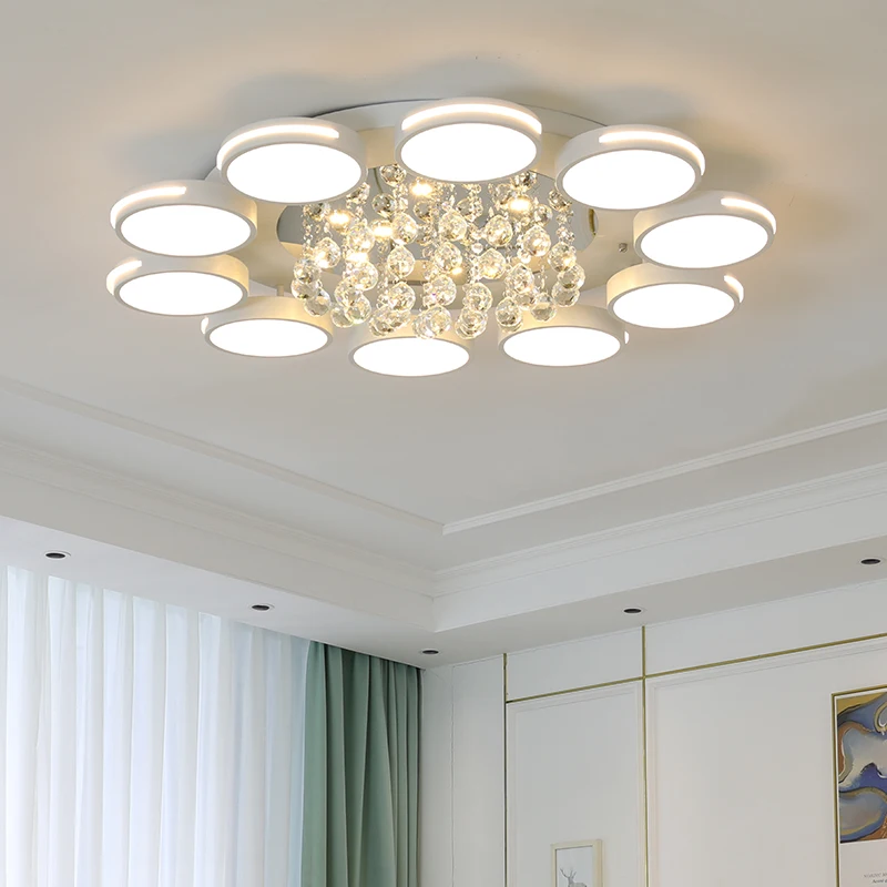 Современные светодиодные потолочные лампы для гостиной спальни Кабинета