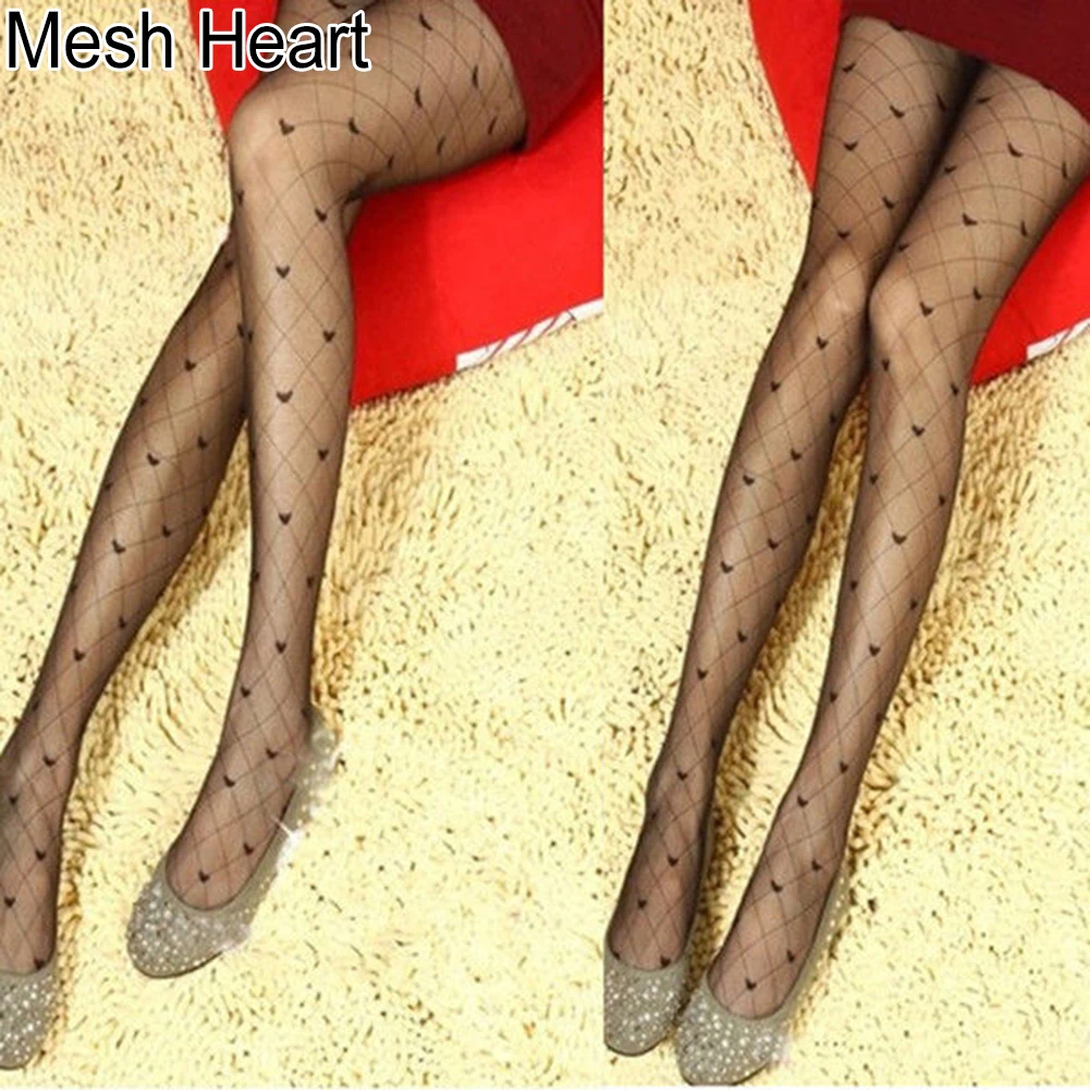 Чулки Женские пикантные колготки прозрачные в сеточку сетчатые чулки стиле