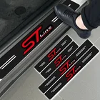 4 шт., автомобильные пороги из углеродного волокна для Ford ST Stline line Focus 3 2 MK2 MK4 MK3 Fiesta Mondeo Galaxy Falcon 140 Ecosport