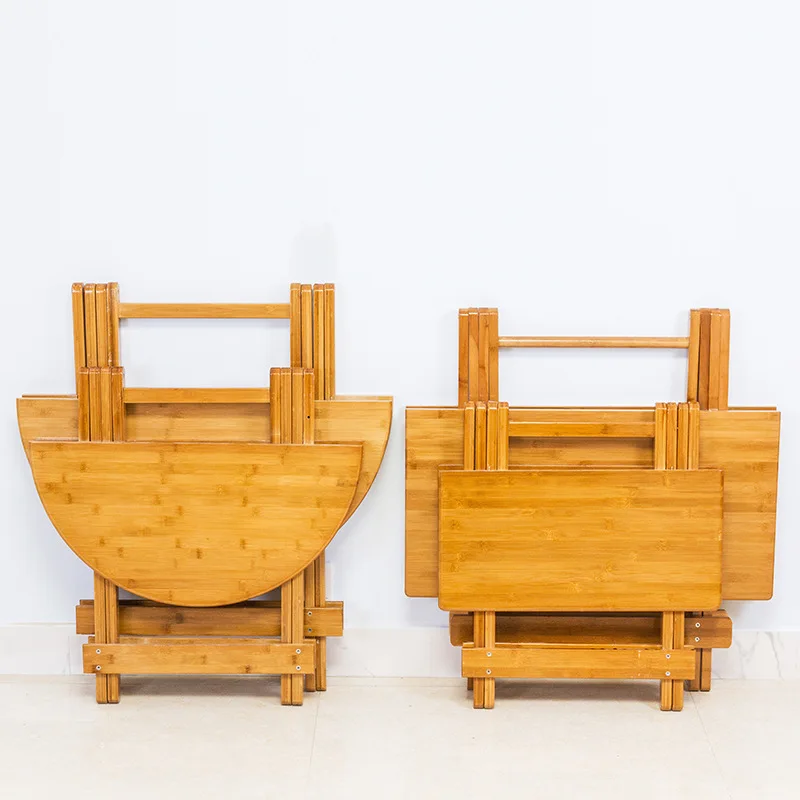 

Solid wood folding table dining table home simple portable dining table small square table small apartment outdoor table