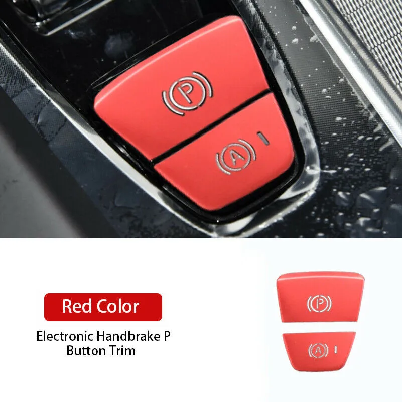 

Trim Button Kit Cover P Buttons Red Aluminum Alloy Decoration Electronic