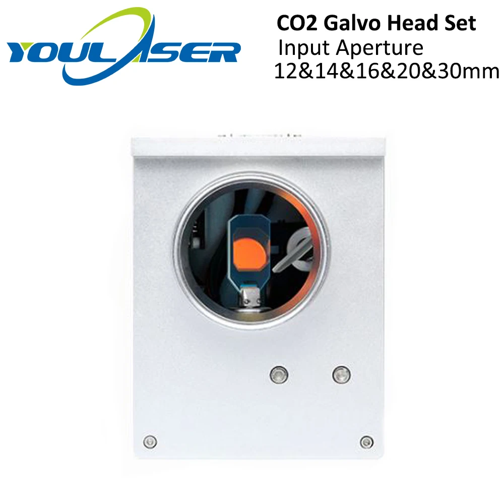 YOULASER CO2 лазерный сканирующий Galvo головка 10 6 мкм Входная диафрагма 12 мм 14 16 20 30
