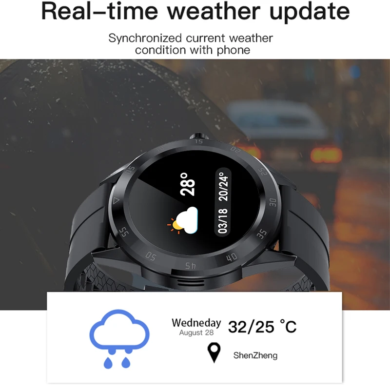 LIGE New Fashion Smart Watch Men Women Bluetooth Dial＆Answer Call Fitness tracker 1.54" Full touch screen waterproof smart watch |