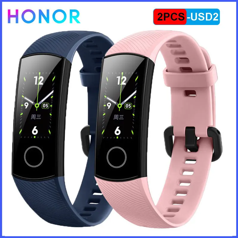 HONOR Band 4 смарт-Браслет фитнес-браслет трекер Водонепроницаемый трекер активности в реальном времени носимые устройства(стандарт