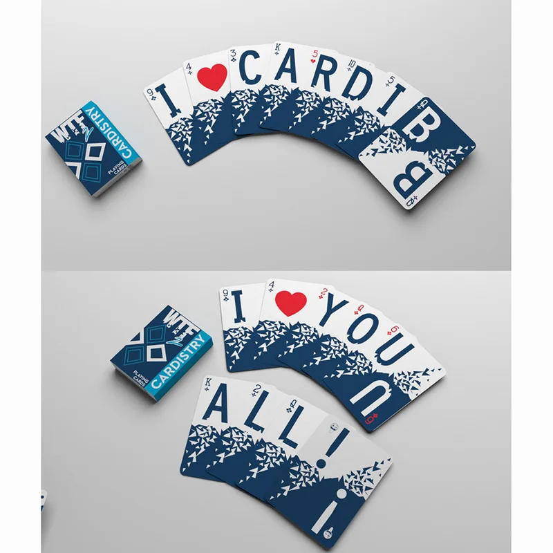 WTF Cardistry 2 игральные карты 88*63 мм бумажные Волшебные покерные для