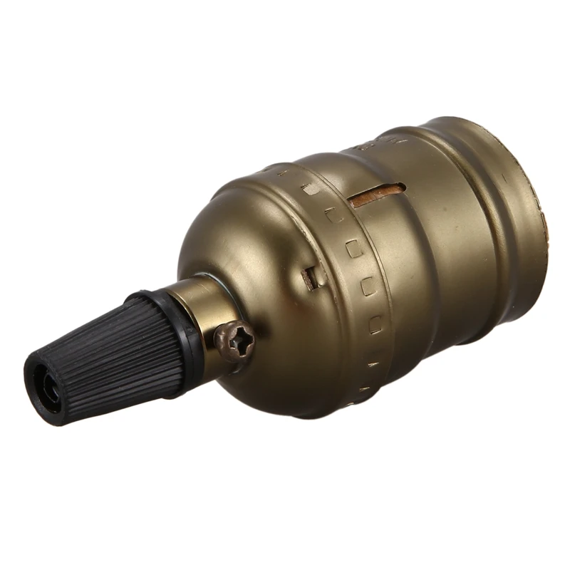 

10Pcs Lamp Holder E26 Lamp Holder Aluminum Lamp Holder Bronze Lamp Holder for Table Lamp Wall Lamp Pendant Lamp Holder