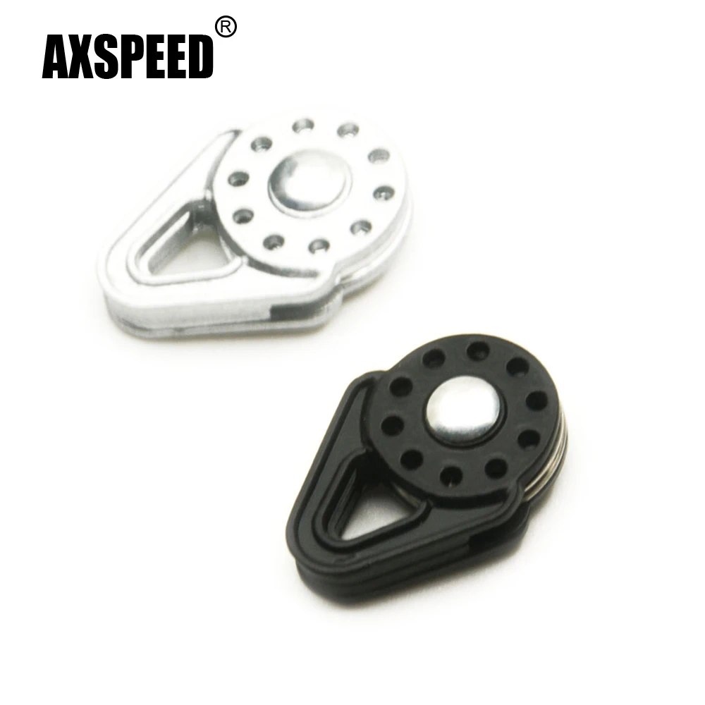 Тяжелая лебедка AXSPEED из сплава шкив выдвижной блок для Axial SCX10 Traxxas TRX-4 D90 Tamiya 1/10