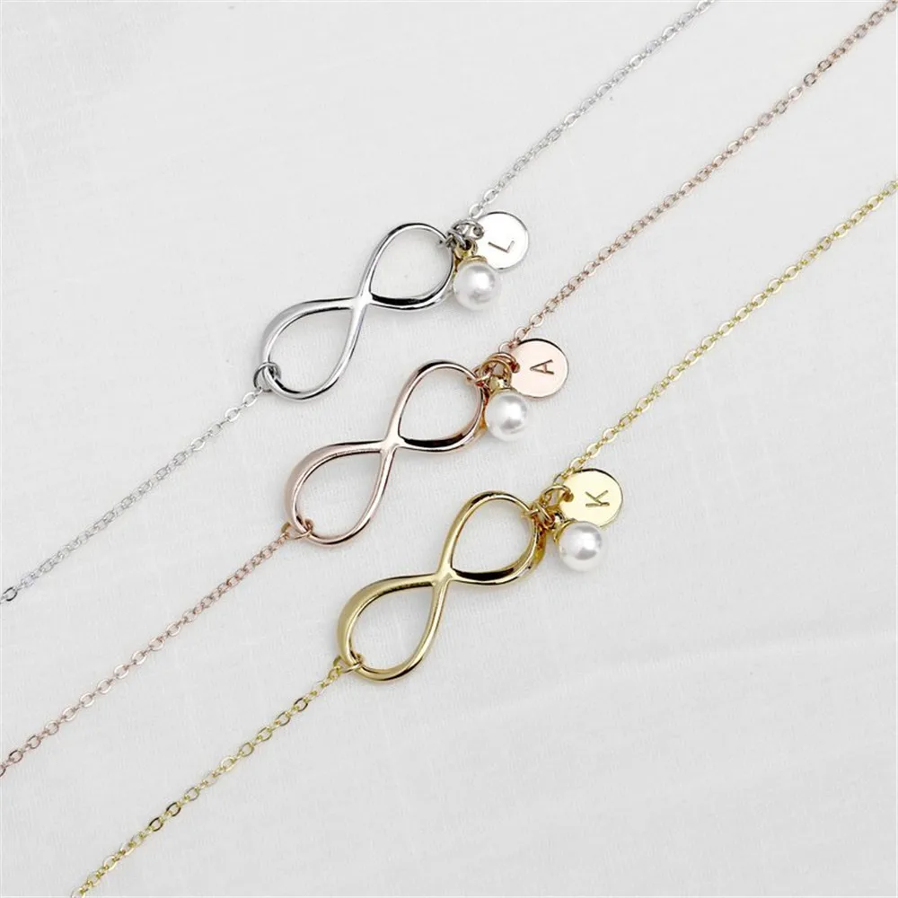 Ожерелье цепочка с надписью Love и жемчугом|Цепочки| |