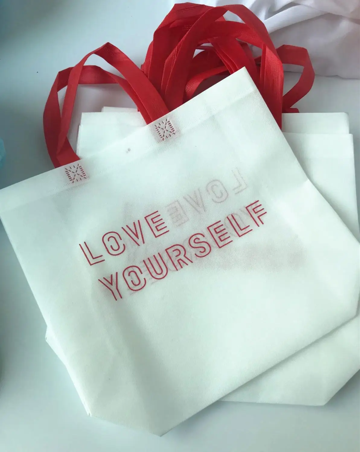 Kpop сумка Bangtan мальчики любят себя концертные хозяйственные сумки вокруг сумки