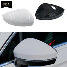 Auto Side Rearview Mirror Cover Wing Mirror Shell Cap Housing For VW Tiguan 2017 2018