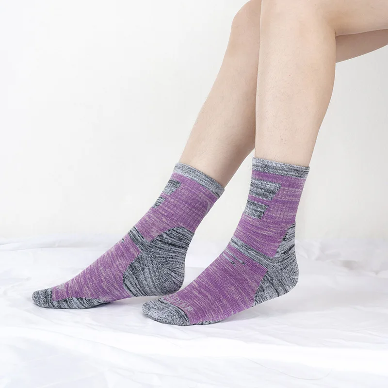 Running Sports Socks 5 PAIRS Thickened Ski Socks Outdoor Sweat-absorbent Unisex Socks Hiking Socks Drop Shipping