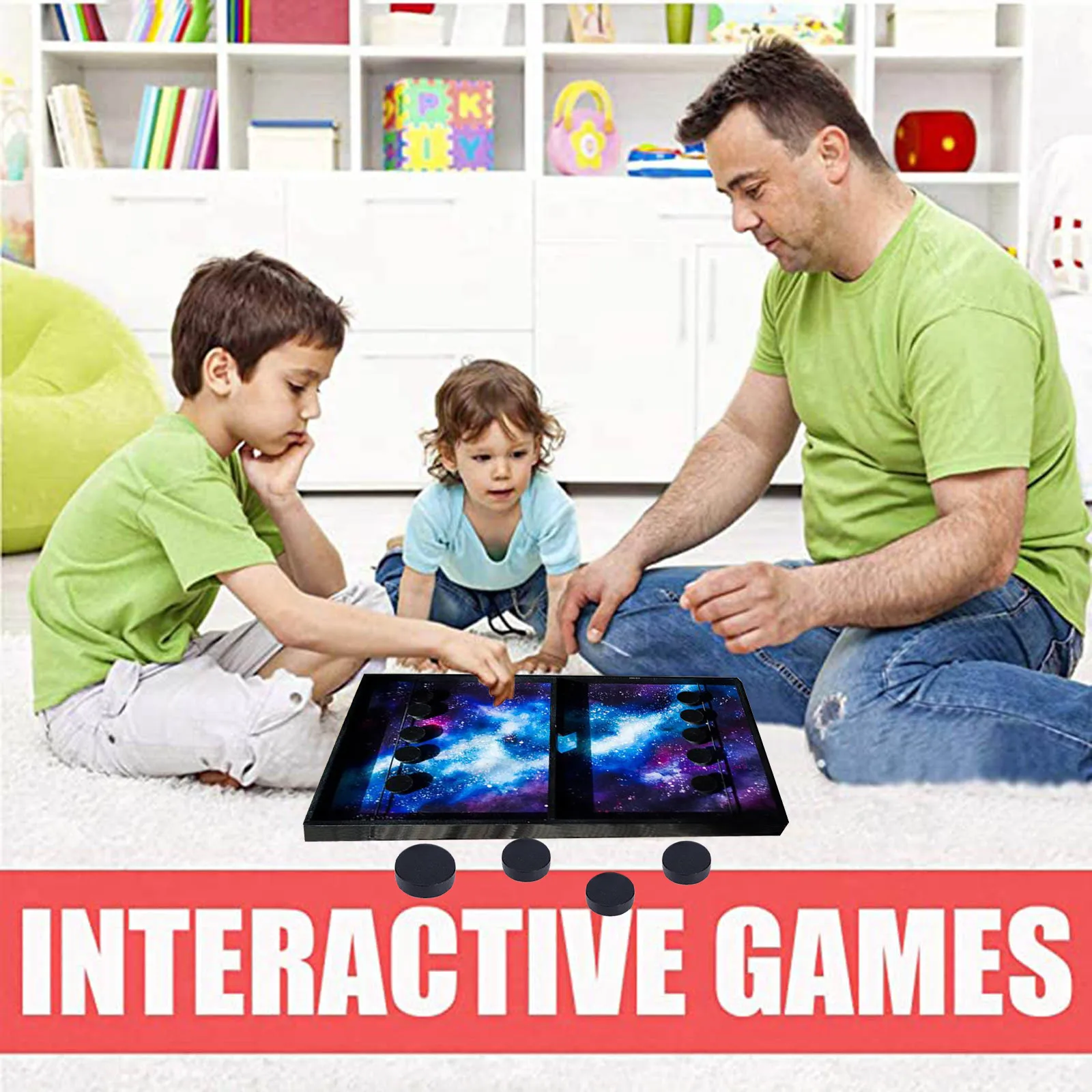 

Exciting And Fun Parent-child Interactive Toys Fast Sling Puck Game Ice Hockey Games Children Interesting Creative Funny Toys
