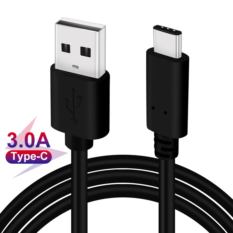 USB Type-C кабель для быстрой зарядки Xiaomi Mi9 9T 8 7 Mi A1 A2 A3 Realme Q X Pro 0 5 м/1 м/2 м розовое