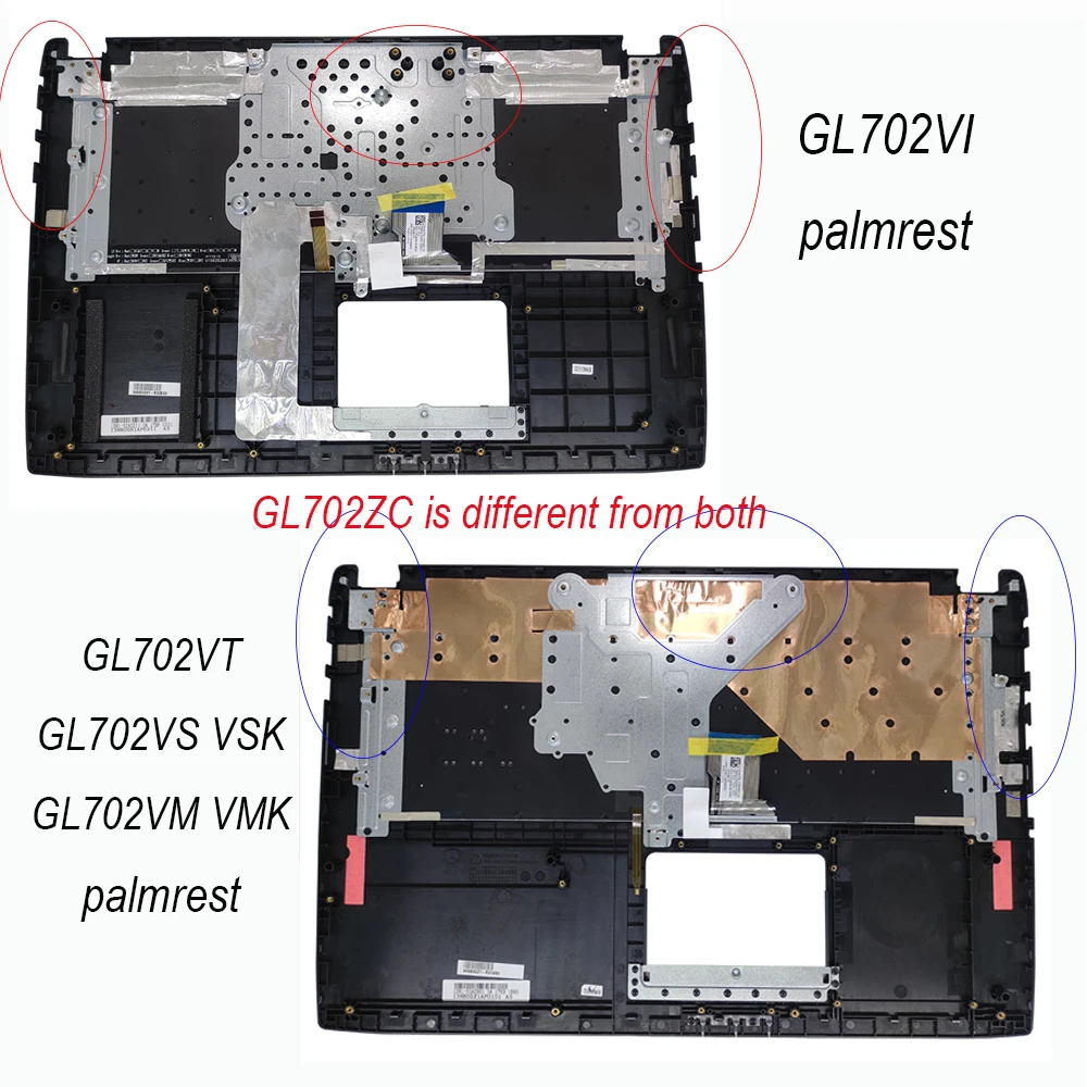 Подсветка клавиатуры для ноутбуков Asus GL702 ROG Strix GL702VS GL702VM GL702VI 13N1-32A0511 13NB0FV1AP0201 -