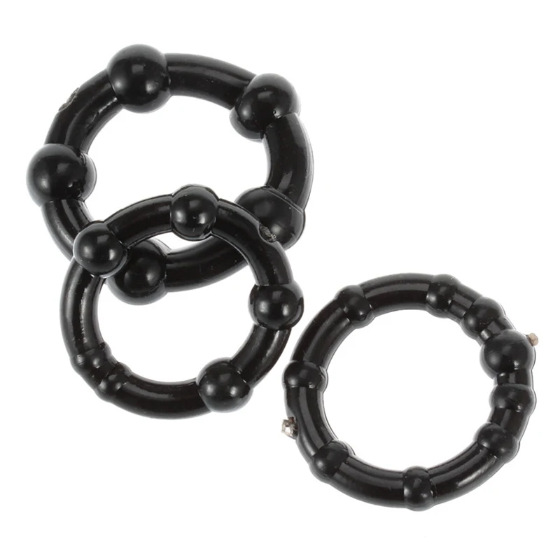 3 шт./компл. Силиконовое прочное кольцо на пенис для взрослых мужчин | Красота и