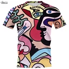 Мужская футболка CLOOCL с рисунком викингов, тату, полинезийский стиль, пуловер с 3D принтом и коротким рукавом, женская футболка в стиле Харадзюку, повседневные топы унисекс