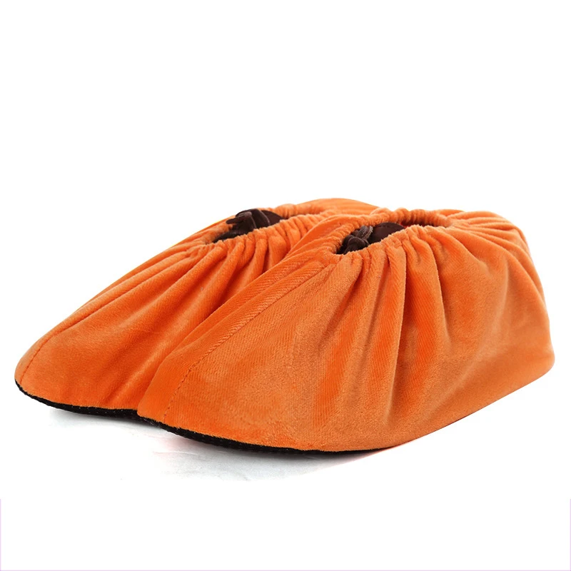 1 пара фланелевая обувь унисекс нескользящая однотонная моющаяся многоразовая