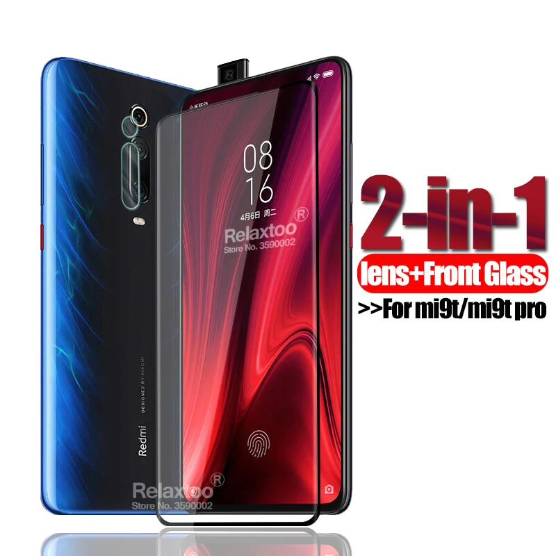 Защитное стекло 2 в 1 для Xiaomi Mi 9 T Защитная пленка объектива камеры xiomi mi t pro mi9t 9tpro 3D