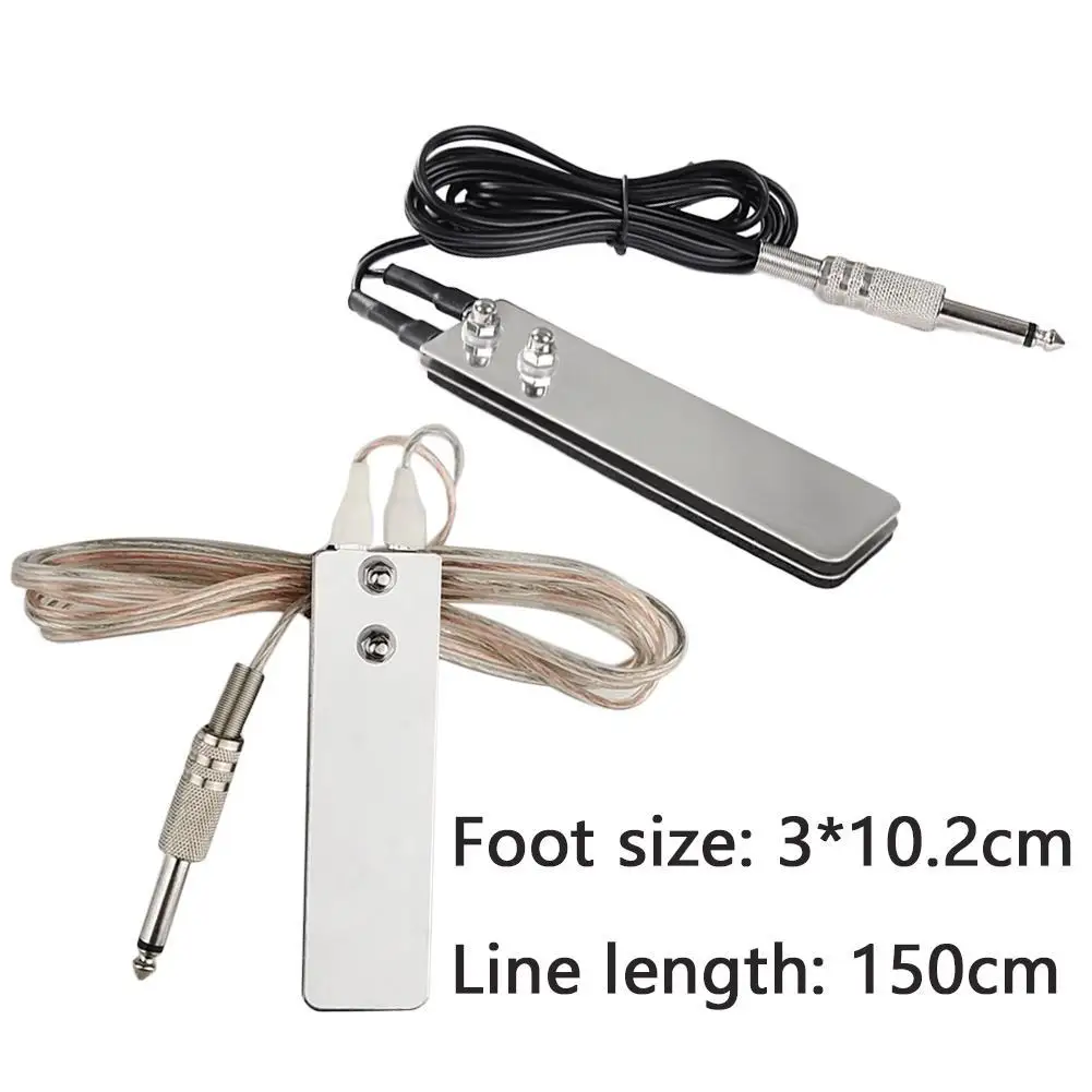 Мини с ножками из нержавеющей стали педаль переключатель контроллер татуировки