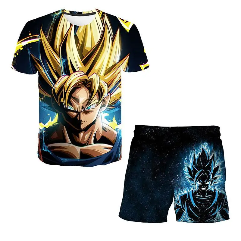 

2021 Kids Clothes Sonic T-shirt Boys Suit Outfits Baby Girls Summer Teen Boys Set 4-14 Years Children Clothing T-shirt + Shorts