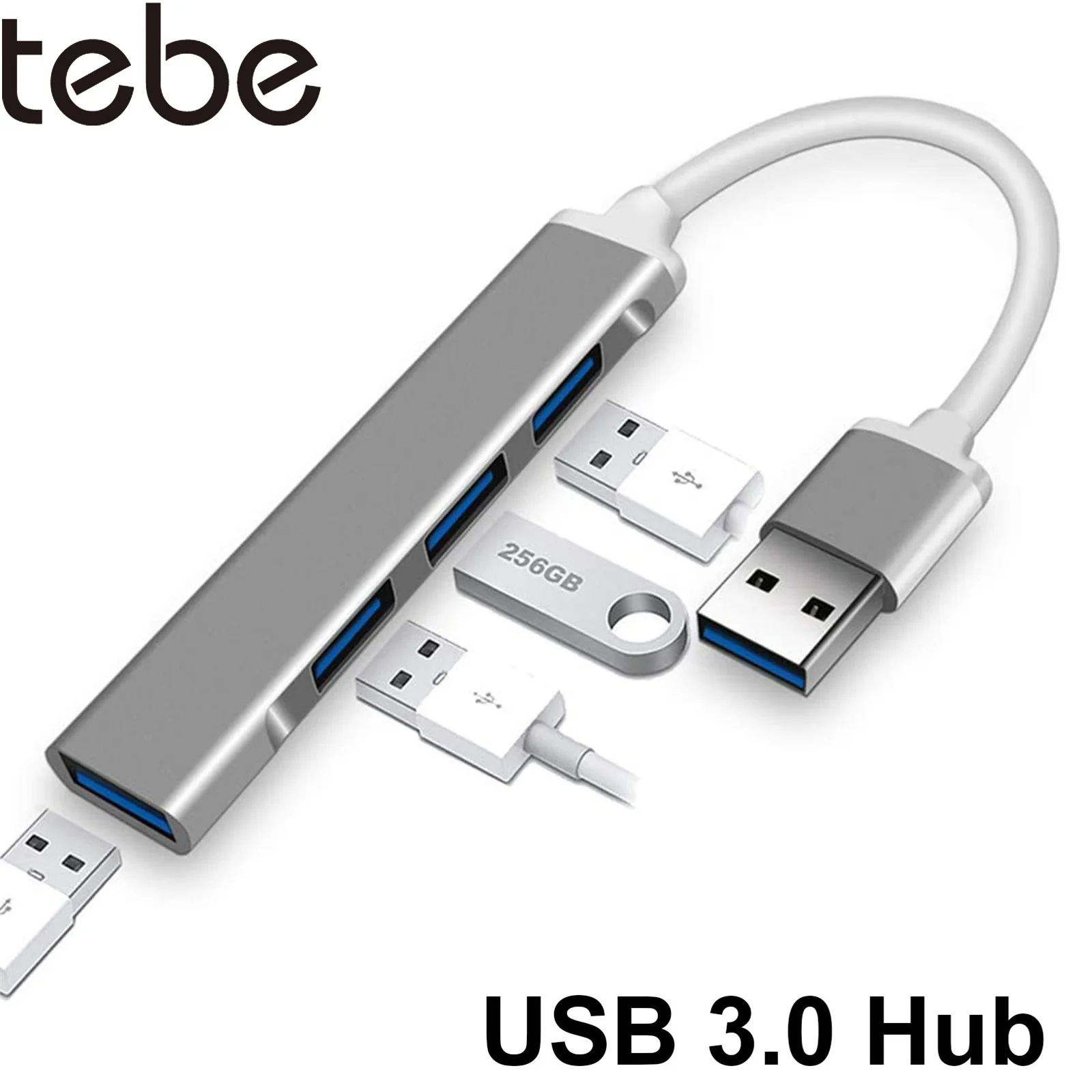 Фото ОВБР 4 порта USB концентратор 3 * USB2.0/USB3.0 мульти разветвитель OTG в 1 взаимный обмен