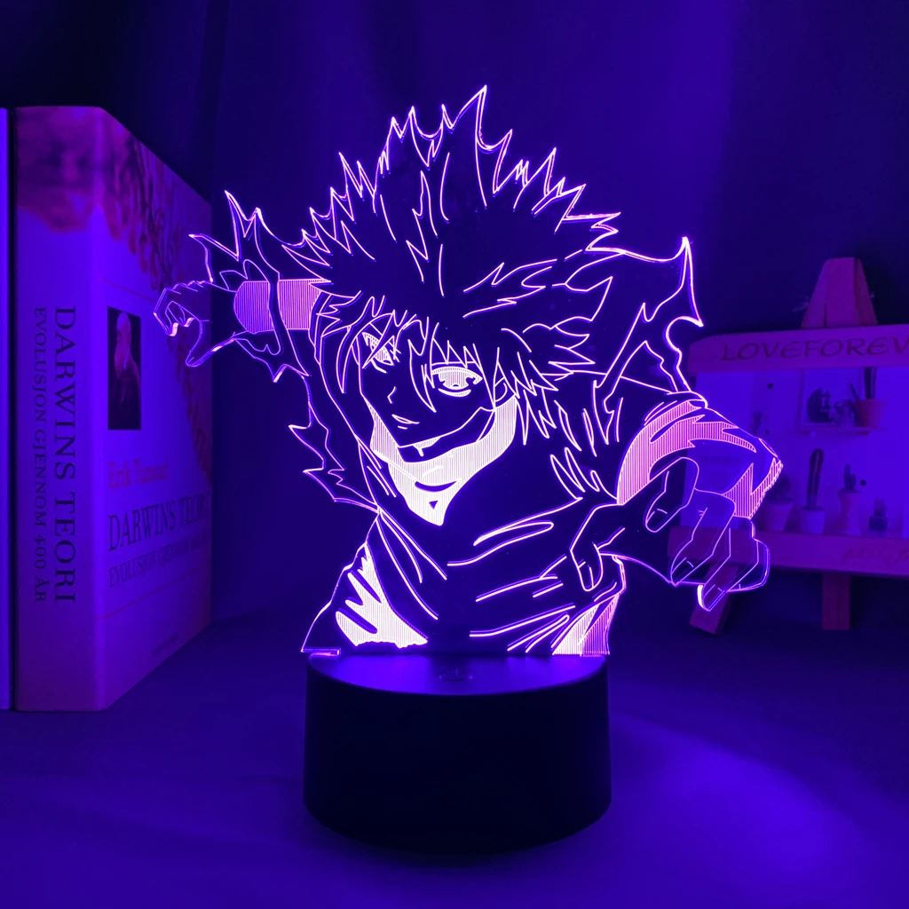 Anime Hunter X Killua 3d Led Light for Bedroom Decor Nightlight Birthday Gift Acrylic Night Lamp Hxh Godspeed | Лампы и освещение