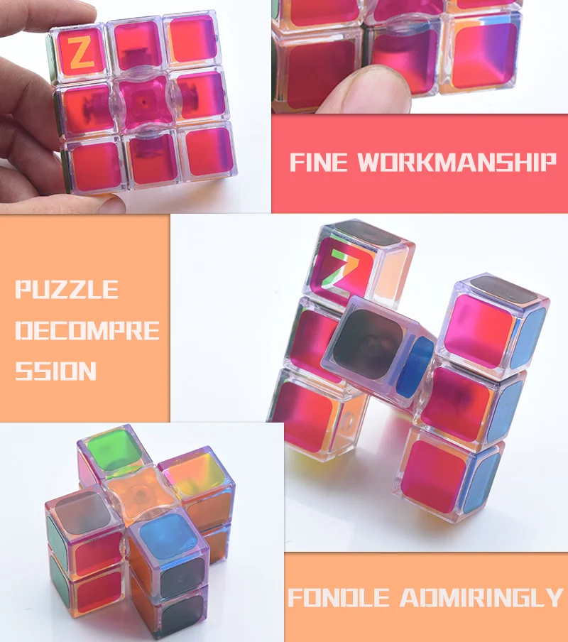 1x1x3 3x3x3 кристально прозрачный матовый Скраб головоломка Cubo Развивающие игрушки для детей gxwj