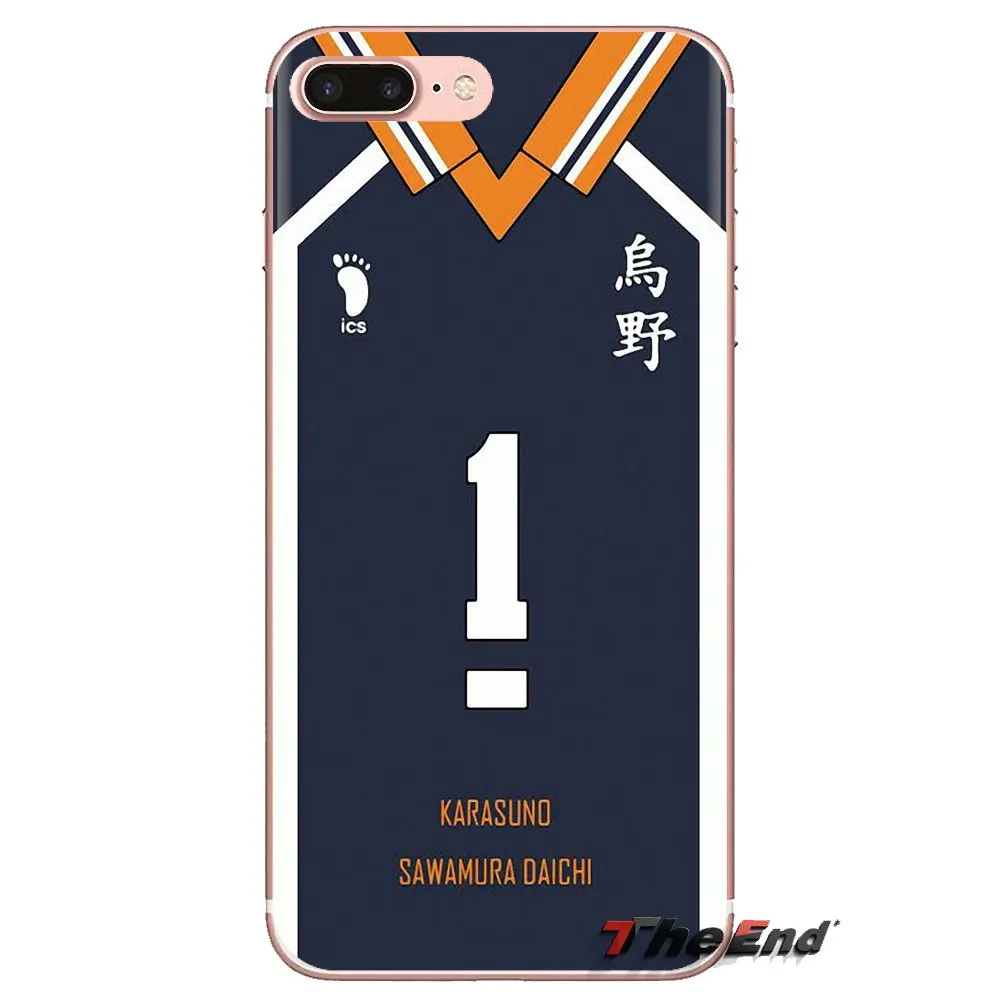 Для samsung Galaxy S3 S4 S5 мини S6 S7 край S8 S9 S10 Plus Note 3 4 5 8 9 мягкий прозрачный чехол daichi Haikyuu №